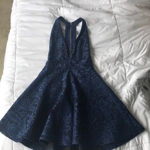 Flow blackness navy dress